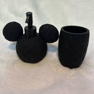 Disney Mickey Mouse Pump Handwash Lotion Dispenser Tumbler Tooth Brush Holder